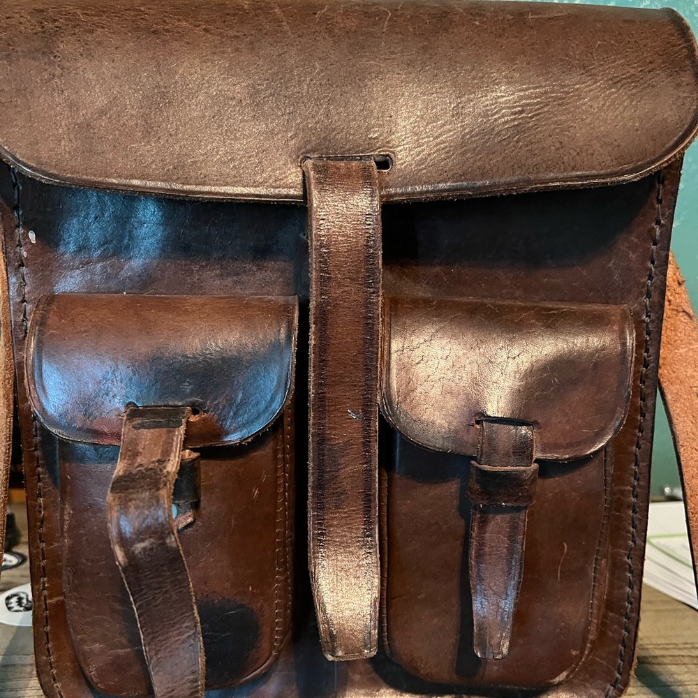 leather bag from Antigua, Guatemala